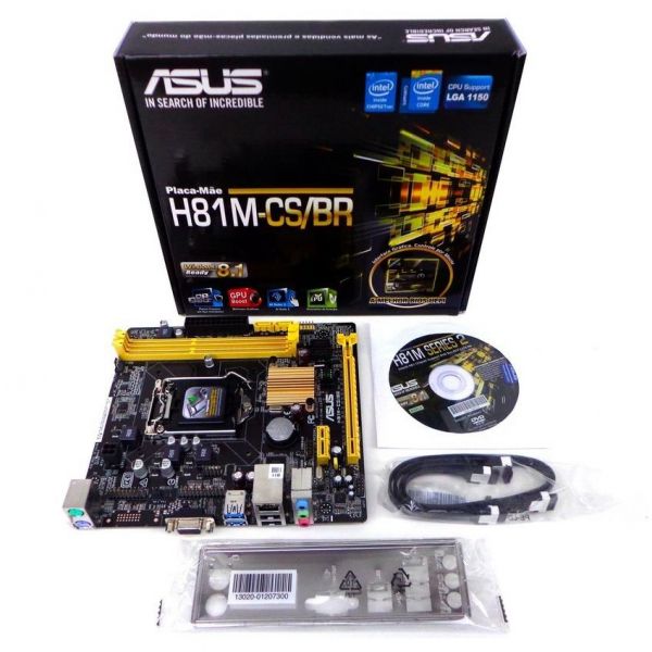 Placa Mãe Asus H81M-CS/BR